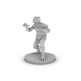 Dragonborn Monk Male 2 Tabletop DND Gaming Miniature