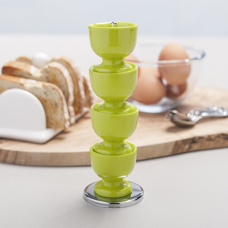 Zeal G277L Stack and Store Egg Cups/Holders, Set of 4