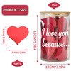 I Love You Because Jar, Love Note Jar with 50