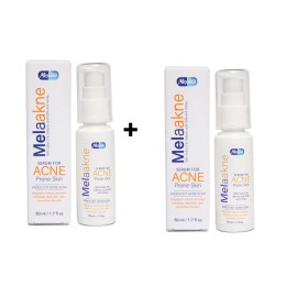 Melano Melaakne Serum For Acne Prone Skin with salicylic acid 50 ml × 2 Pack