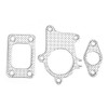 CHICIRIS Juego de Juntas Turbo T3 T4 de 38 Mm