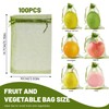 BELEFU Green Mesh Fruit Protection Bags for Fruit Trees, 3.9"