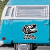 Extra Large 460mm 'Fossil Hunter Dinosaur Skull' Permanent Sticker Decal
