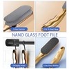 Veinsgrain Foot File,Nano Glass Foot File-Professional Pedicure Tool for Dead