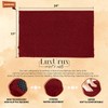 LuxUrux Bath Mat-Extra-Soft Plush Bath Shower Bathroom Rug, 1'' Chenille