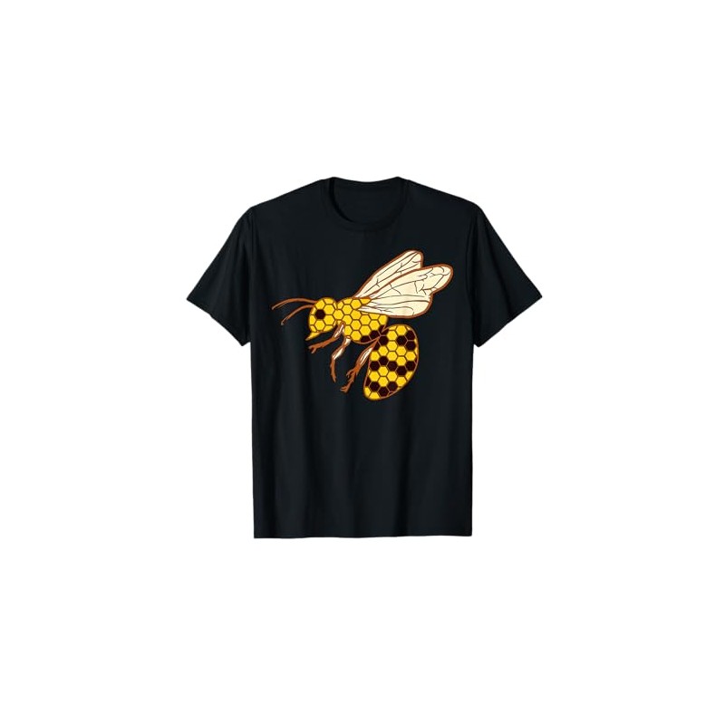 Cartoon Bee Character Illustration For Kids T-Shirt