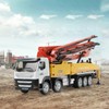 SHINESIGNAL Concrete Pump Truck Toy, Cement Toy Truck Model with