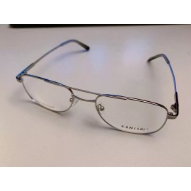 KONISHI New Konishi Flex Titanium Eyeglasses KF7433, light Stainless Steel