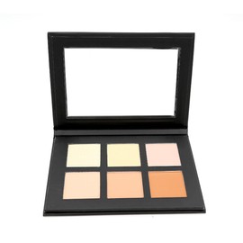 Mesvol 6 Color Contour Powder Kit Highlighter Sculpt Enhance Features(Light)
