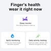 R02 Smart Ring IP68 Waterproof Fitness Tracker Smart Ring Pedometer