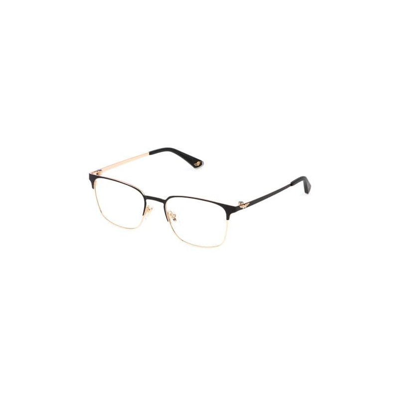 POLICE Herren Vplp14 Sonnenbrille, Roségold mit halbmattschwarzen Teilen, 52