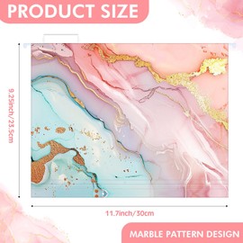 Qeeenar 20 Pack Hanging File Folders Letter Size Decorative File Folders with Foil Stamping Process File Folders Organizer for Filing Cabinet Office Home with 1/5 Cut Adjustable Tabs