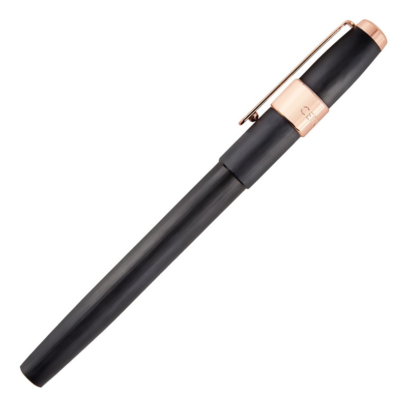 Cerruti 1881 Rollerball Pen Block (Brushed Black)