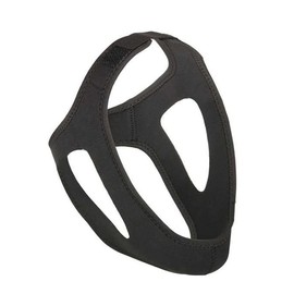 Anti Snoring Chin Strap for Cpap Users, 2 Pack Adjustable Breathable Airflow Jaw Strap, Comfortable Soft Anti Snore Chin Strap for Sleeping Cpap Chin Strap to Keep Mouth Closed While Sleeping (Black, 2 PCS)