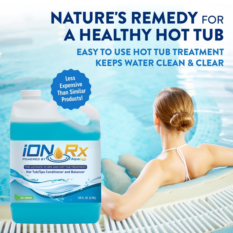 IONRX Hot Tub & Spa, Treatment, Conditioner, Balancer, Clarifier, Great
