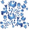 Otomi Pattern Stencil - 16.5 x 16.5 cm (S) -