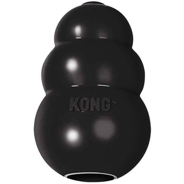 KONG - Extreme Dog Toy - Toughest Natural Rubber, Black - Fun to Chew, Chase and Fetch - for XX-Large Dogs