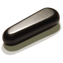 Master Massage Triangular Balsalt Hot Stone for Pressure Pt. Trigger Pt. Tool, 1count