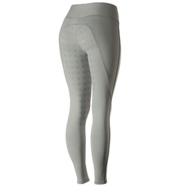 HORZE Womens Juliet Hyper Flex Full Seat Tights - Steel Grey - 30