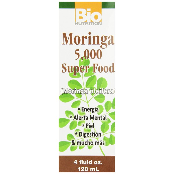 Bio Nutrition Moringa Liquid, 4 Fluid Ounce