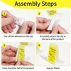 12 Pack Funny Sticky Note Holder Clips,Caution Overstimulated Desk Sign