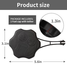Lawn Mower Gas Caps Replacement,Gas Tank Cap 594061 Fit For For 675Exi 725Exi Engine Lawnmower