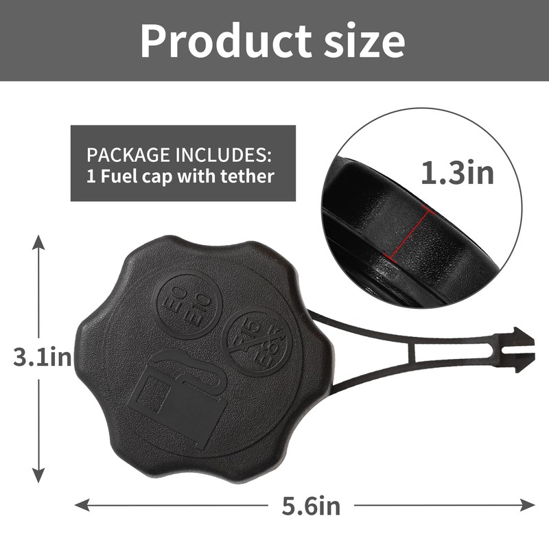 Lawn Mower Gas Caps Replacement,Gas Tank Cap 594061 Fit For