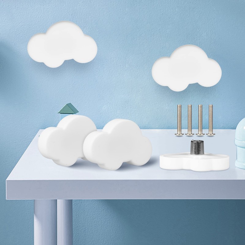 VIDELLY 8 Pieces Soft Rubber Knobs, Cartoon Cabinet Door Knobs