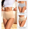 dmuveo Womens Cotton High Waisted Underwear Tummy Control Full Coverage