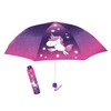 p:os Unicorn Umbrella for Children, Windproof, Pocket Umbrella with Manual