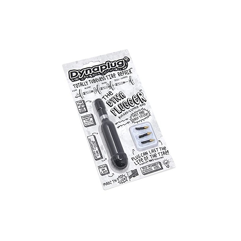 Dynaplug Bicycle Tubeless Tire Repair (Medium, Dynaplugger)