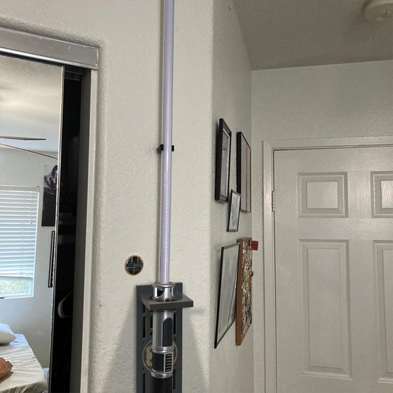 poceton Lightsaber Wall Mount, Lightsaber Stand with Pattern, Lightsaber Wall