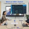 Bi-Directional 8K USB C Switch USB C Switcher for 2