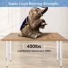FOROIRON Adjustable Table Legs,Metal Adjustable Height Desk Legs,Adjustable Furniture Legs