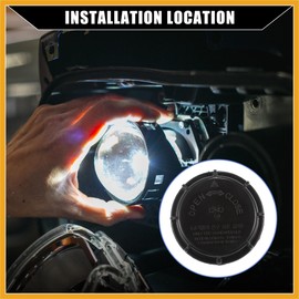 Partuto No.921403K000 Headlight Lamp Dust Cover Cap for Kia Optima 2011-2013 / Front Headlamp Dust Cap/Durable Plastic / 1 Pcs Replacement