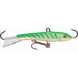 Rapala Jigging Rap 07 Green Tiger UV Lure, Multi, One Size (W7GTU)