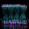 Multicolor LED Christmas Lights with Green Wire, 66 Feet 200