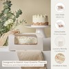 Boxes Craftory Pack of 10 Cake Boxes with Window (9.84"