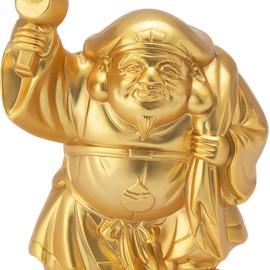 Takita Shoten Buddha Statue, Good Luck and Good Luck Seven Lucky Gods, Daikuroten, Height 3.5 inches (8.8 cm) x Width 2.0 inches (5 cm) [by Hidouun Makita]