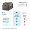 Architectural Mailboxes Bellevue Galvanized Steel Post Mount Mailbox, Compatibility Code
