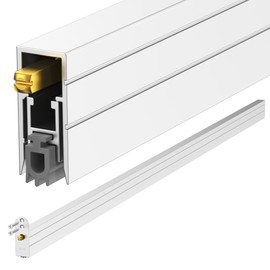 MIAO STEWARD Automatic Door Sweeping Bottom Aluminum Alloy 36-inch Surface Mount Type - Suitable for Door Bottom Sealing Sound Insulation Windproof Dustproof Light Blocking and Small Animal Prevention