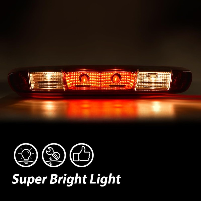 ALLGOOD 3rd Third Brake Light Assembly, Compatible with Chevy Silverado/GMC
