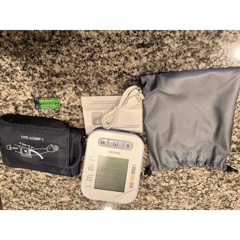 Intellective Electronic RAK289 LCD Screen Digital Blood Pressure Monitor