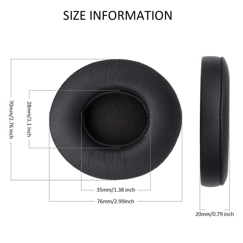 YOCOWOCO Replacement Ear Pads Cushions for Beats Solo 2 Wireless/Solo
