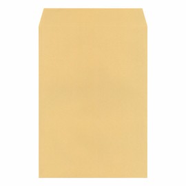 KCK-2 Kraft Envelopes, Square No. 2, A4 Size (Large), Tape Included, 10 Sheets