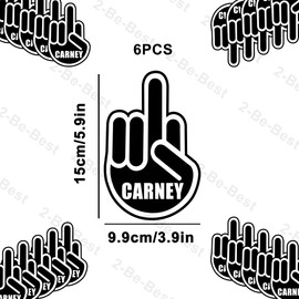 6PCS Creative Bumper Sticker, 15 x 9.9 cm / 5.9 x 3.9 Inch Funny Decal Bumper Stickers for Car Truck Window Bumper Glass Luggage for Men Women