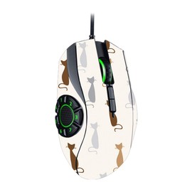 MightySkins Skin Compatible with Razer Naga Hex V2 Gaming Mouse - Cat Lady | Protective, Durable, and Unique Vinyl Decal wrap Cover | Easy to Apply, Remove, and Change Styles | Made in The USA