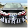 4 PCS Just Married Wedding Car Decorations Kit - Veil