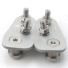 Pair Aluminium Door Striker Door Pin Adapter for Jeep CJ7