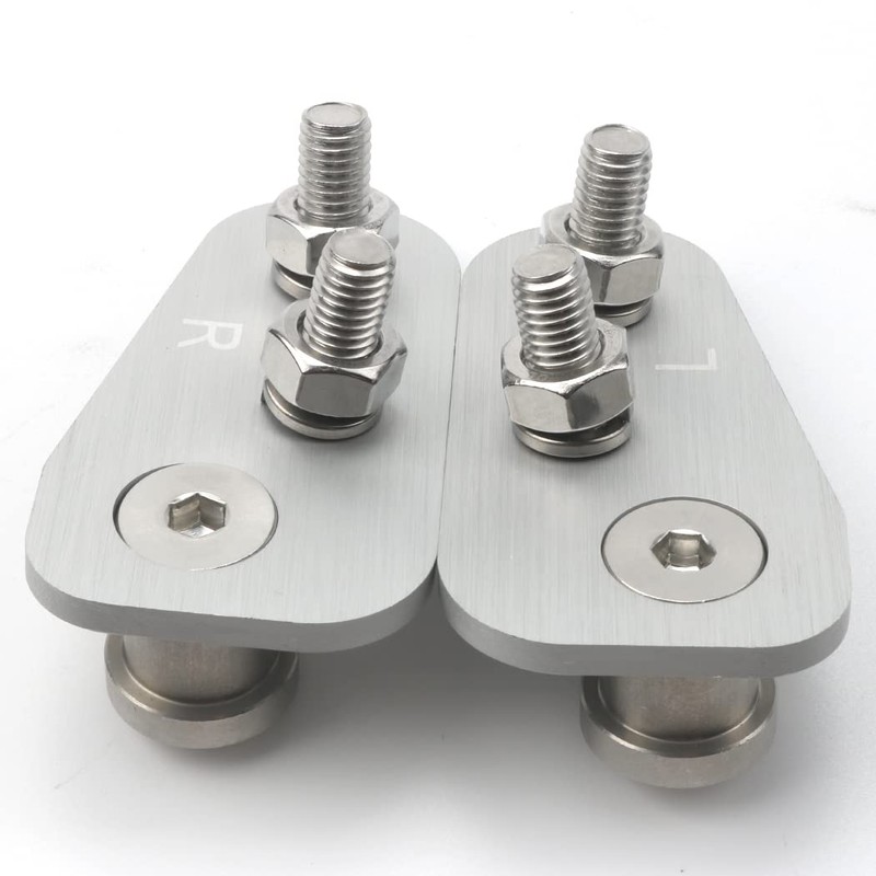 Pair Aluminium Door Striker Door Pin Adapter for Jeep CJ7